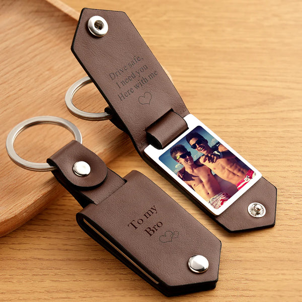 Personalized Leather Keychain - SOULFEEL PAKISTAN- FEEL THE LOVE 