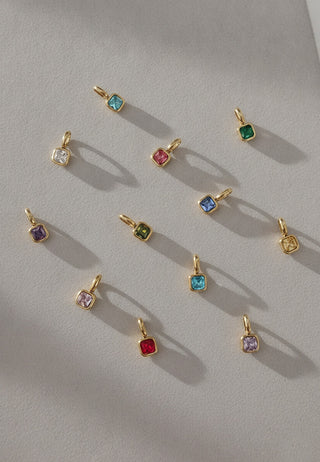 Keepsake Initial Birthstone Necklace