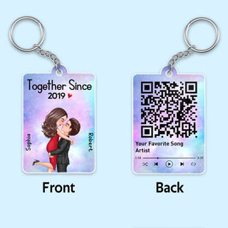Hugging Couple - Bitmoji Keychain - SOULFEEL PAKISTAN- FEEL THE LOVE 