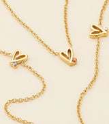 Doodle Mini Heart Necklace