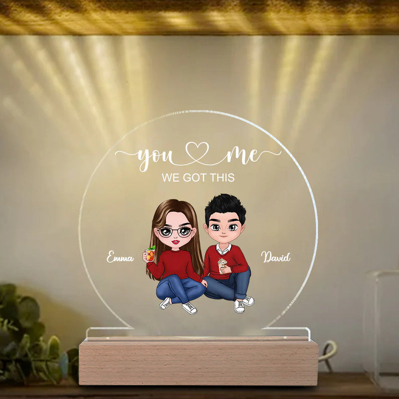 Doll Couple Sitting Lamp - SOULFEEL PAKISTAN- FEEL THE LOVE 