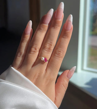 You + Me Pearl Chain Ring