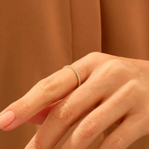 Minimal Eternity Ring | Pure 925 Silver - SOULFEEL PAKISTAN- FEEL THE LOVE 