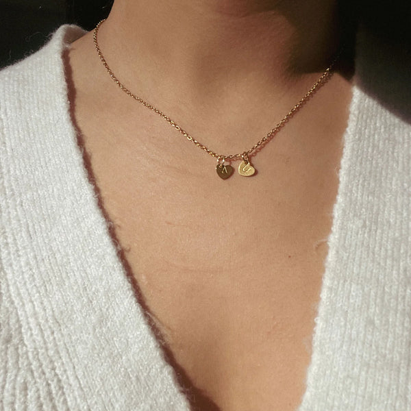 Dainty Personalized Heart Necklace