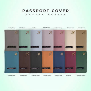 Couple Passport Cover - Mr & Mrs