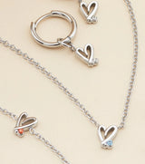 Doodle Mini Heart Necklace