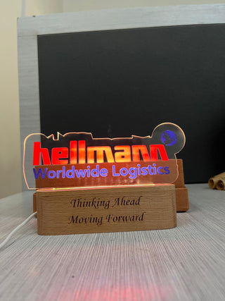 Custom Corporate Logo Lamp