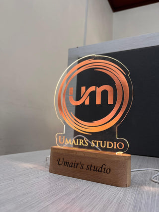 Custom Corporate Logo Lamp
