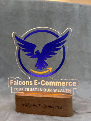 Custom Corporate Logo Lamp