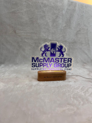 Custom Corporate Logo Lamp