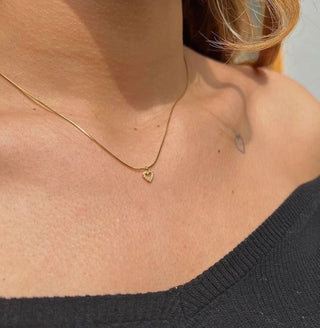 Tiny Diamond Heart Necklace | Pure 925 Silver - SOULFEEL PAKISTAN- FEEL THE LOVE 
