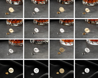 Corporate Round Brooch