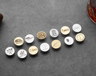 Corporate Round Brooch