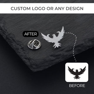 Contour Cut Lapel Pin