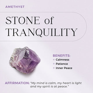 Amethyst Dew Drop - Chain Ring