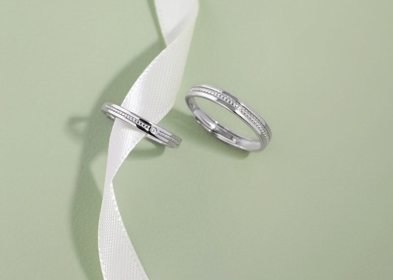 Tie The Knot - Couple Bands | Pure Silver