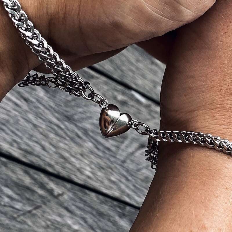 Magnetic Bracelet Electronic Bracelets For Couples Heart Bracelet Forever Magnetic Bracelet Buy Vembley Loving Magnet