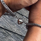 Heart Shaped Magnetic Couple Bracelet