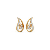 Zoey Swirl Diamond Earrings