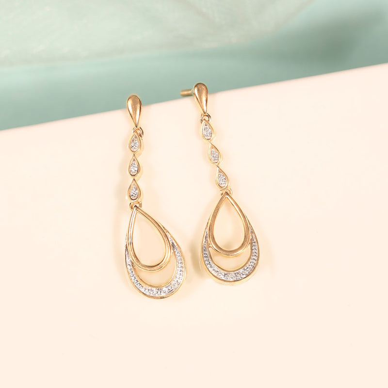 The Queen Diamond Earrings - Pure 925 Silver - SOULFEEL PAKISTAN- FEEL THE LOVE 