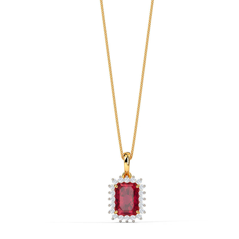 The Ruby Hazel Necklace | Pure 925 Silver | Luxury Jewel – SOULFEEL ...