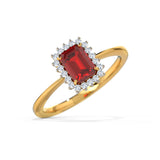 Riveria Ruby Ring | 925 Silver