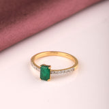Luxurious Emerald Ring - 925 Silver - SOULFEEL PAKISTAN- FEEL THE LOVE 