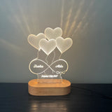 Personalized 3D Illusion Lamp - SOULFEEL PAKISTAN- FEEL THE LOVE 