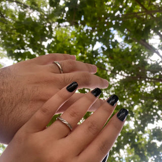 Twisted Couple Bands - Pure Certified Silver - SOULFEEL PAKISTAN- FEEL THE LOVE 