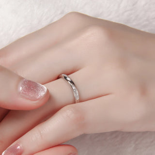 Twisted Couple Bands - Pure Certified Silver - SOULFEEL PAKISTAN- FEEL THE LOVE 
