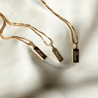Tiny Tag Necklace - SOULFEEL PAKISTAN- FEEL THE LOVE 