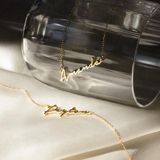 Signature Name Necklace - Lifetime Warranty - SOULFEEL PAKISTAN- FEEL THE LOVE 