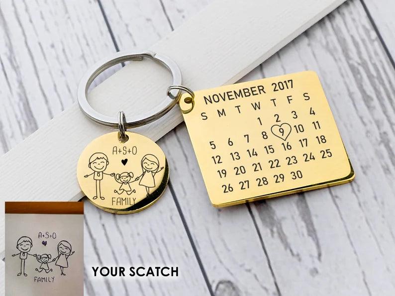 Calendar Keychain