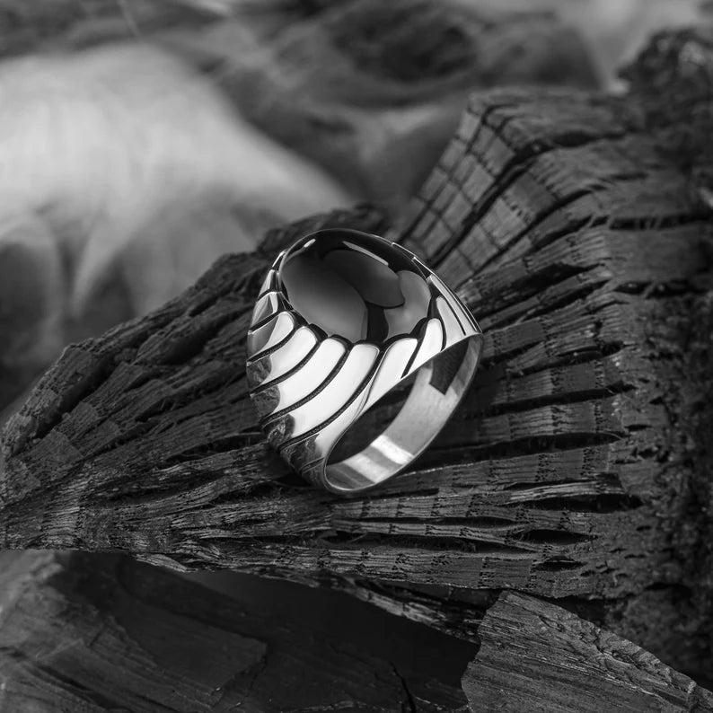 Oval Ottoman Ring - 925 Silver - SOULFEEL PAKISTAN- FEEL THE LOVE 