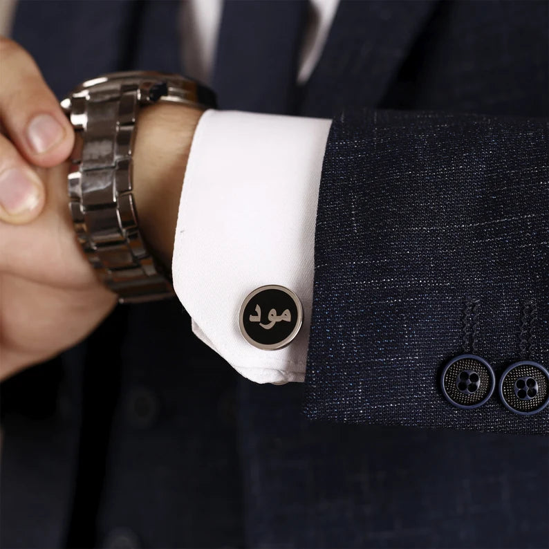Urdu Stone Cufflinks New Edition 2022 Personalized New Arrival