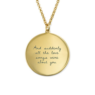 Love Note Circle Necklace - Lifetime Warranty - SOULFEEL PAKISTAN- FEEL THE LOVE 