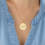 Love Note Circle Necklace - Lifetime Warranty - SOULFEEL PAKISTAN- FEEL THE LOVE 